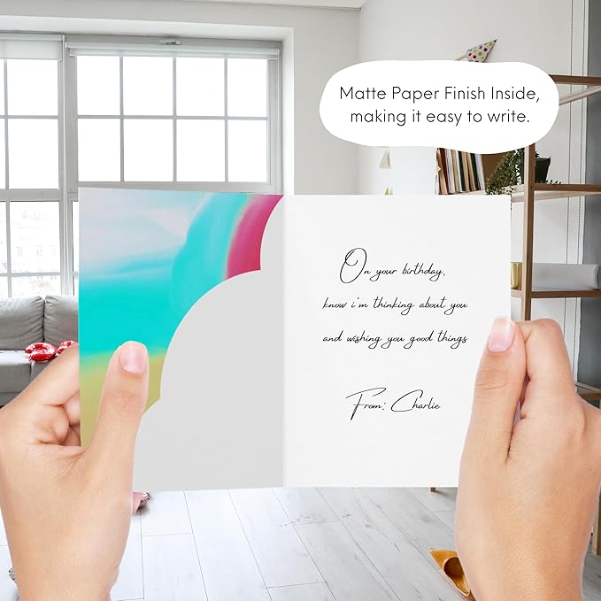 ALY LOU Funny Anniversary Card Birthday Card for Her Him/Husband Boyfriend/Girlfriend Wife/Sarcastic Greeting Card (Good sense of humour, dirty mind and beautiful heart. Wow I hit the jackpot!)