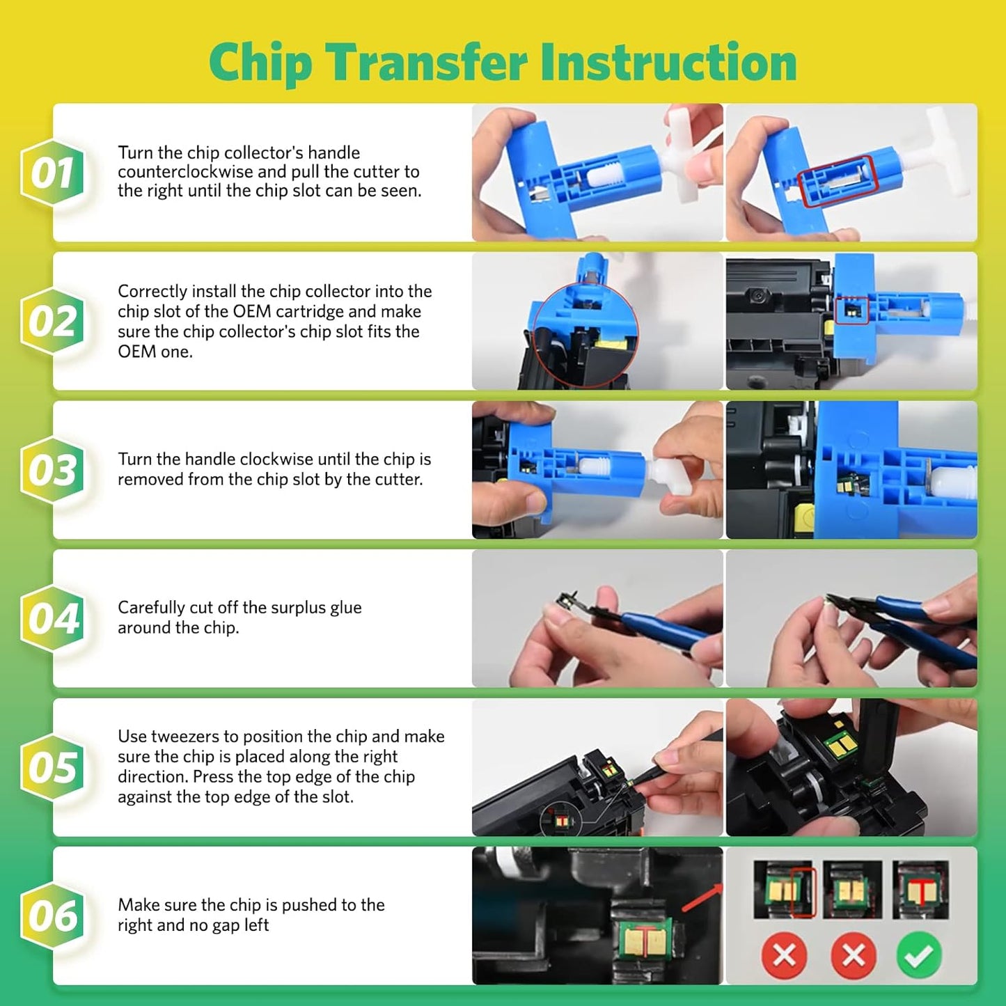 [NO CHIP] 414A Compatible Toners_Cartridges Replacement for HP 414 414A W2020A 414X for HP Color Pro MFP M479fdw M479fdn M454dw M454dn M454 M479 Printer (2 Packs Black)