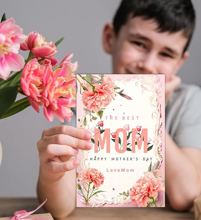 Mothers Day Gifts - Mothers Day Card, Gifts for Mom, Mothers Cards for Mom, Mother's Day Gift from Daughter, Son, Husband