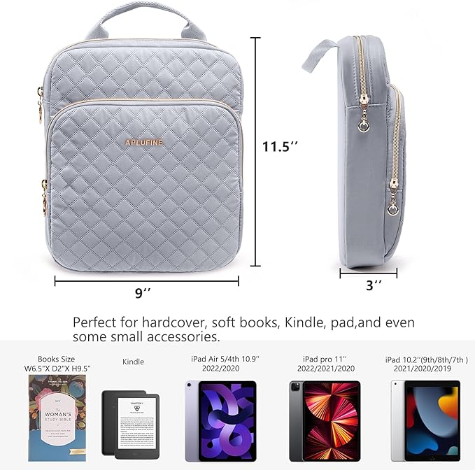 Book Sleeve with Zipper Book Pouch, Book Protector Bag,Book Sleeve for Book Lovers, Book Cover, Book Carrying Case for Book Accessories, Study Suppliers