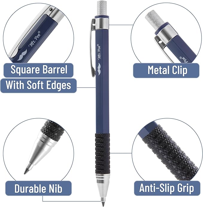 Mr. Pen- Mechanical Pencil Set, 5 pcs, 2.0mm Mechanical Pencil, 2.0mm Lead Refill, HB Pencil, Eraser, Sharpener, Mechanical Drafting Pencil, 2mm Mechanical Pencil for Drawing Mechanical Pencils