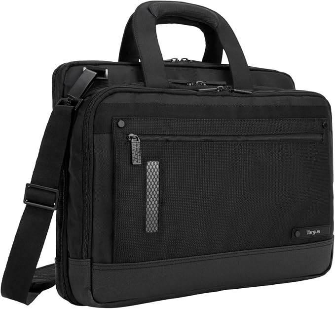 Targus Unisex's Travel Laptop Bag Checkpoint Computer Briefcase TTL416US, Black, 15.6 inch