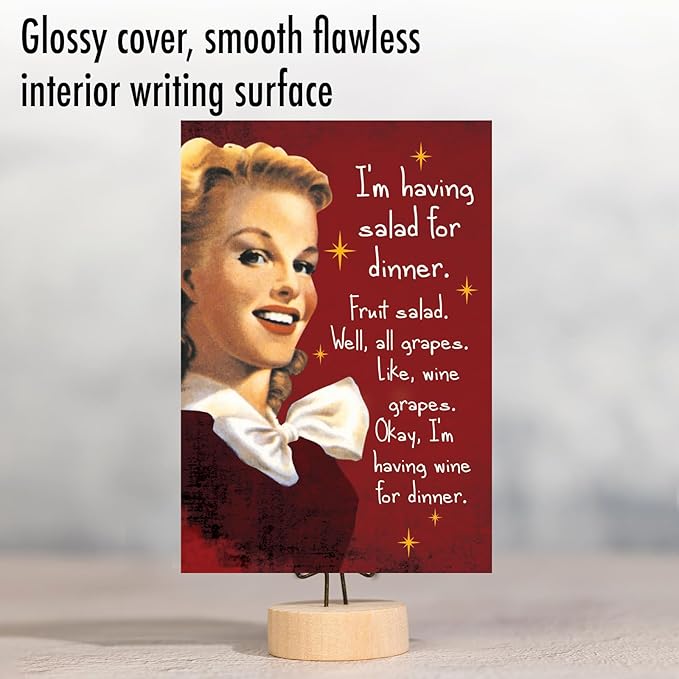 NobleWorks - Funny Happy Birthday Card with Envelope - Congrats Greeting Card, Birthday Fun - Salad for Dinner C9357BDG