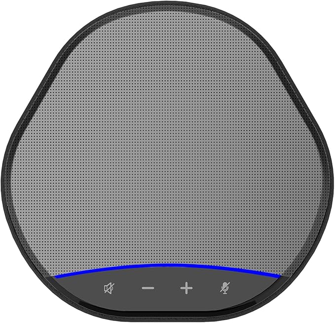 XTUGA K6 Conference Speaker and Microphone Speakerphone Noise Reduction 360°Voice Pickup USB Mic Compatible with Video Call, Zoom, Teams, Skype, Home Office Meeting
