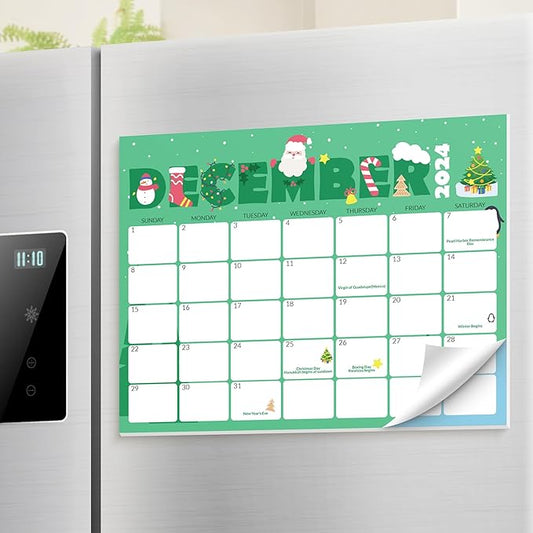 SUNEE Magnetic Calendar for Refrigerator from Now to June 2027 Wall Calendar, Fridge Calendar 3 Year Planner with Magnet for Monthly Program, 8.5"x11" Tearable Paper Calendar, Cute