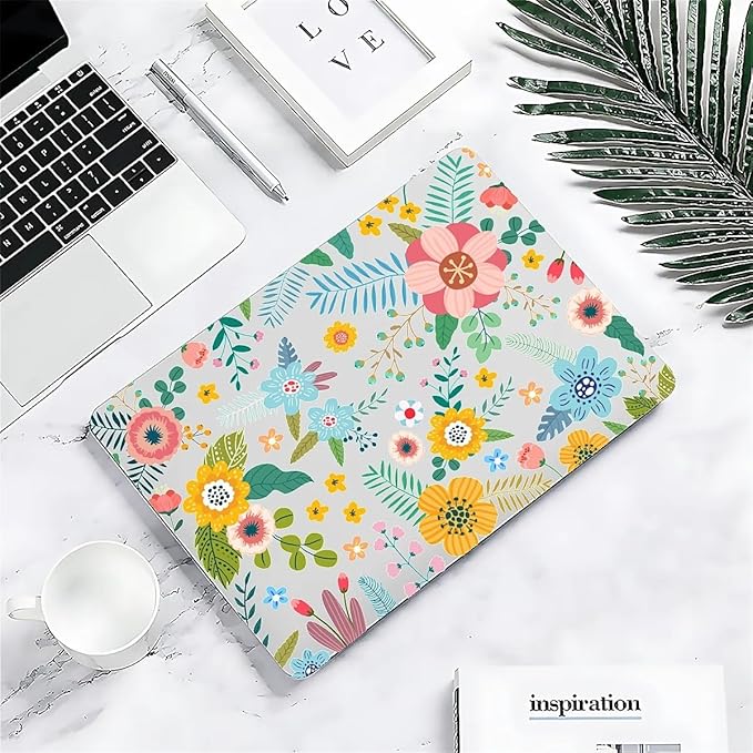 Compatible with 14.2 Inch MacBook Pro A2442/A2779, Abstract Flower Hard Plastic Shell Cover Case