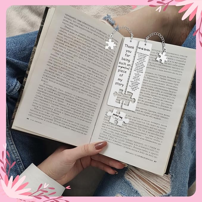 Thank You Gift for Work Bestie, Funny Bookmarks Gift for Work Bestie, Book Lover Gift for Work Bestie, Reading Gift for Work Bestie, Funny Office Gift for Work Bestie,WB128
