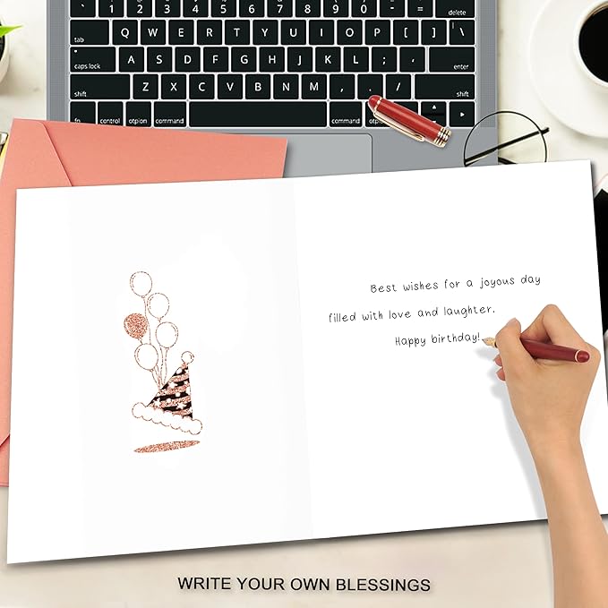 60th Birthday Card, 60th Birthday Gifts for Women, 60th Birthday Decorations for Her, Back in 1965 Birthday Card, Rose Gold