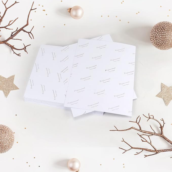 ZBEIVAN Photo Paper 8x10 inch High Glossy Paper 100 Sheets, 200 GSM Paper for Printer