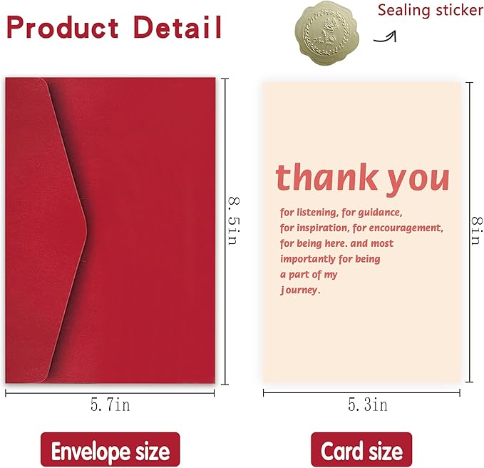 Funny Thank You Card for Friends Family, Boss’s Day Cards for Boss Manager, Lovely Appreciation Card Gift for Teacher Mentor