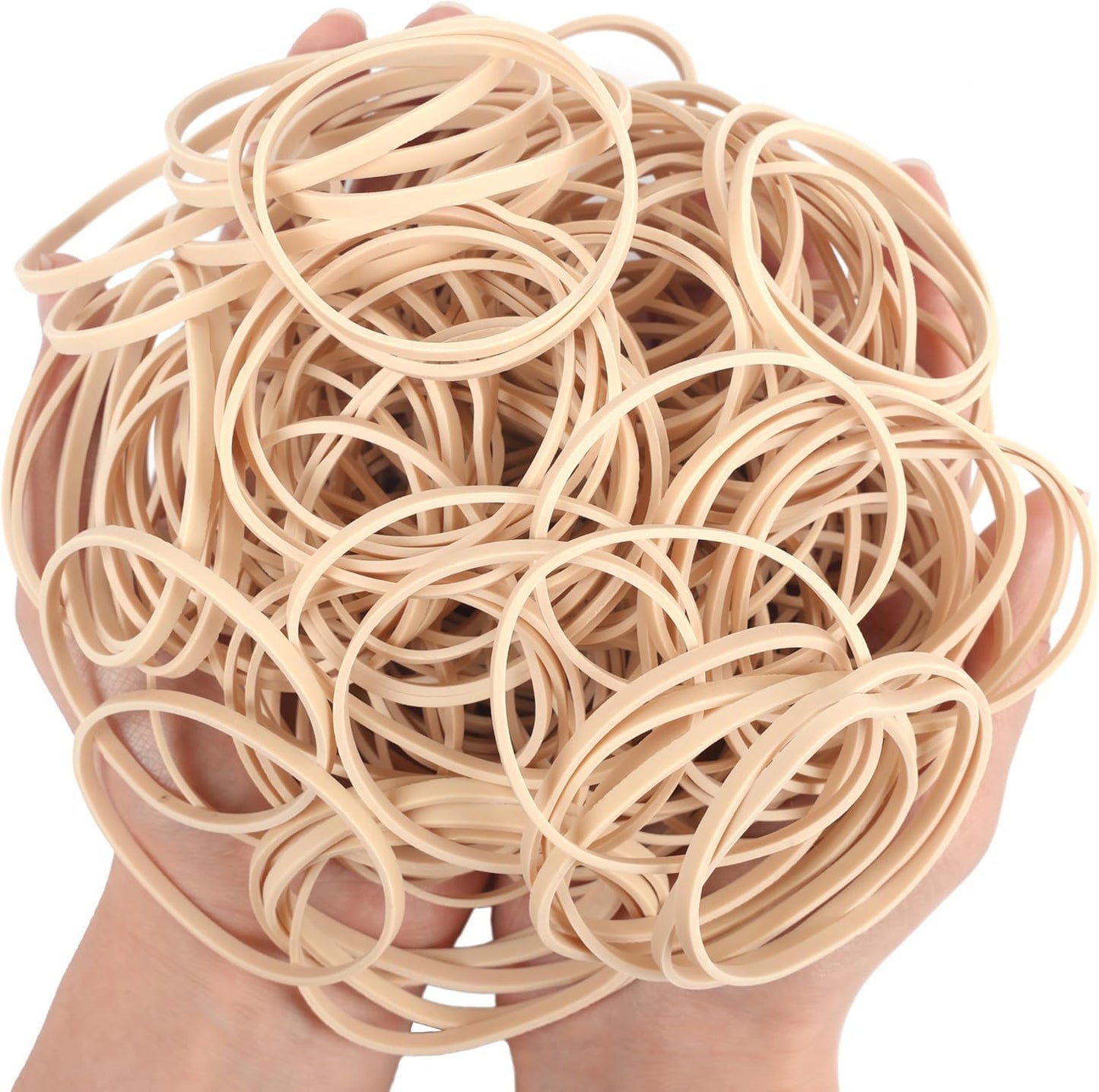 Rubber Band Depot, Size #16, Everyday Rubber Bands - Rubber Band Measurements: 2-1/2" x 1/16'' - Approximately 475 Rubber Bands Per Bag - 1/4 Pound Bag