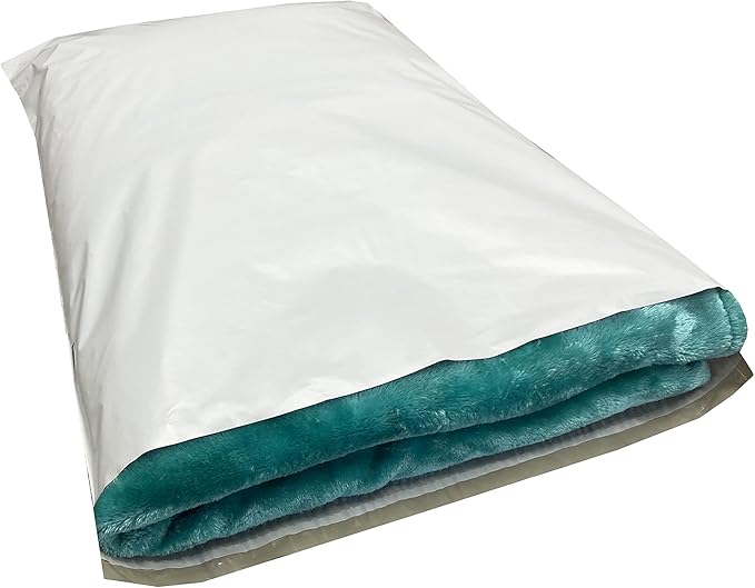 Colored Poly Mailers Pack of 250 (White, 19" x 24") Be Creative with Your Packaging with Colored mailers