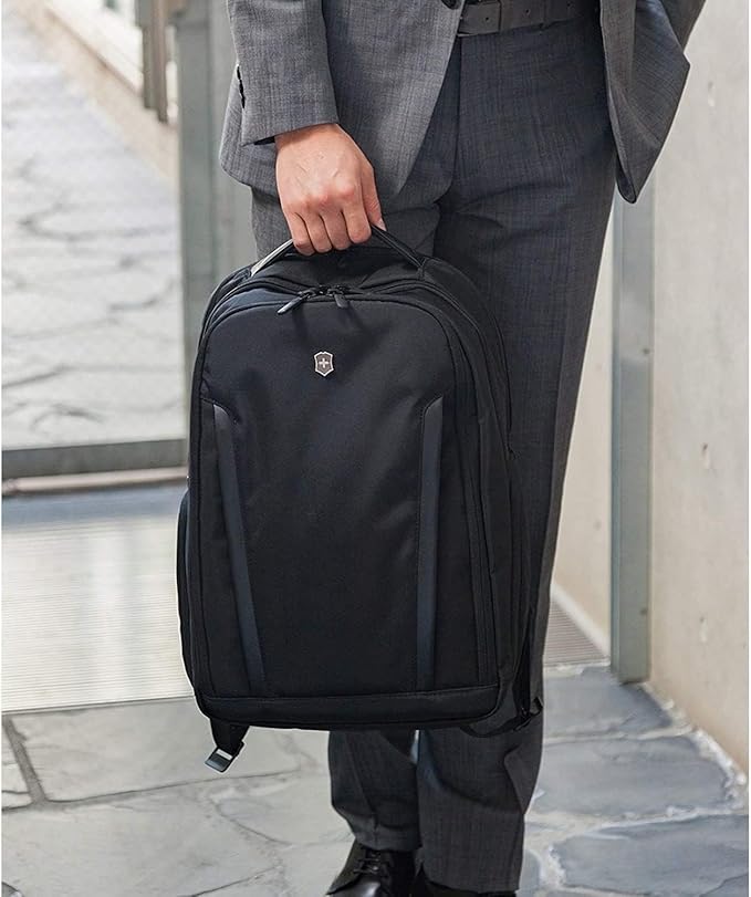 Victorinox Altmont Professional Essentials Laptop Backpack - Tablet & Laptop Bag for Travel Accessories - Computer Backpack Includes Sleek Organizer - 24 Liters, Black