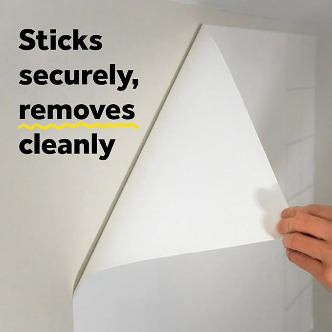 Post-it Dry Erase Sheets, 7 in x 11.3 in, Sticks Securely and Removes Cleanly
