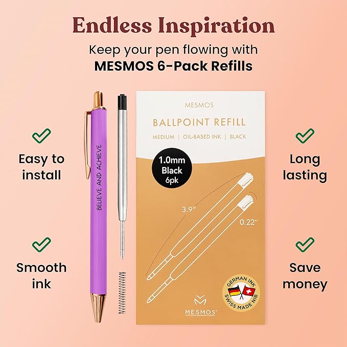 MESMOS 3pk Fancy Pen Set, College Graduation Gift for Her 2023, Cool High School Graduation Gifts for Girls, Masters Degree Graduation Gifts for Women, Graduation Favors, Graduate Gifts, Grad Gifts
