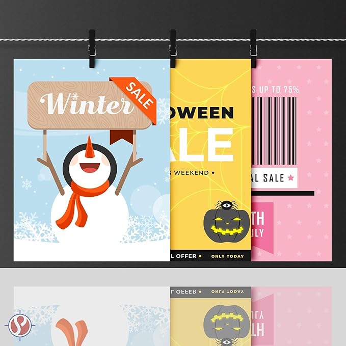 Assorted Pastel Colored Paper – Assortment of 9 Colors for Arts and Crafts, Invitations, Flyers, Posters | Regular 20lb Bond (75gsm) | 8.5" x 5.5" | 25 Each Color (225 Sheets Total)