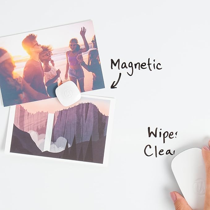 U Brands Contempo Magnetic Dry Erase Board Bundle, 11”x14”, White Modern Frame, Includes 4 Boards, 16 Markers and 4 Magnets