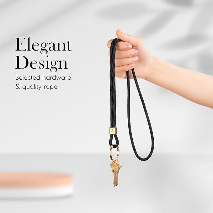 SENLLY Neck Lanyard Strap for Keys, Original Minimalist Design KeyChain Holder