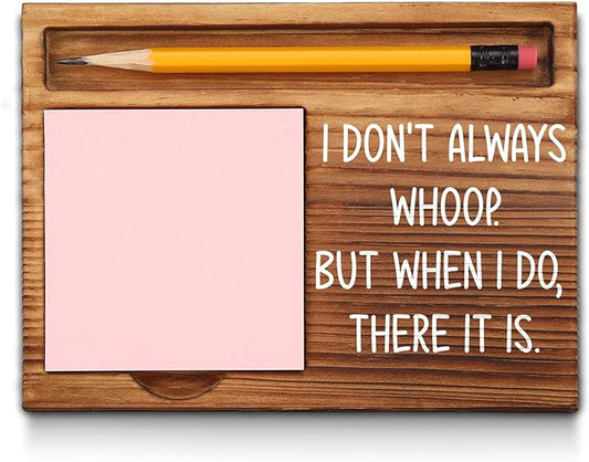 Funny Quotes Office Sticky Note Holder, Cute Humor Sticky Note Holder, Thank You Appreciation Gifts Friends Women Men Coworkers Office Desk Self-Stick Note Pad Holders GSH444