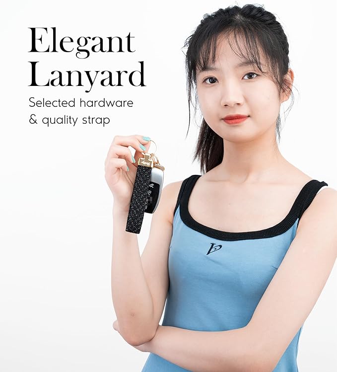 SENLLY Wristlet Lanyard, Stretchy Keychain Holder, Original Elastic Anti-Drop Design Keyring