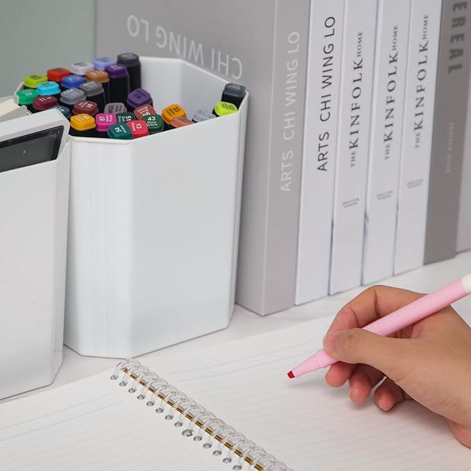 Citylife 17 QT Plastic Storage Bins Clear Storage Box with Lids Multipurpose Stackable Storage Containers for Organizing Tool, Craft, Crayon, 8 Packs