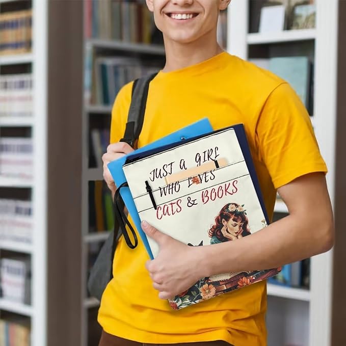 COEQINE Girls Book Covers For Hardcover Bible Soft Cover Book Sleeves Cover With Pen Holder Portable Book Sleeves Pouch Case With Chain for Travel