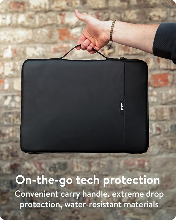Mous - MacBook Pro 16 inch Case with Handle Ultra-Protective and Water Resistant Sleeve Cover with Drop Protection (Fits 2021 and 2023 MacBook Pro 16 inch)