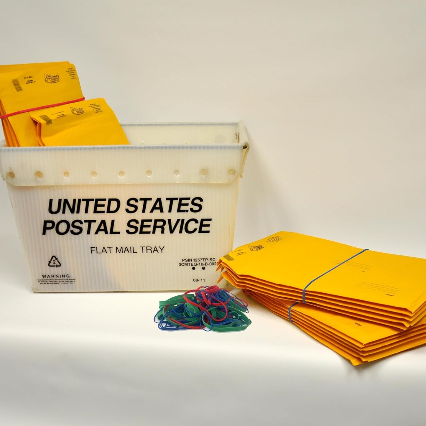 Upgrade Office Supply UPG22754ACS Assorted Size & Color Rubber Bands, 10 lb Case (40 Bags), Made in USA