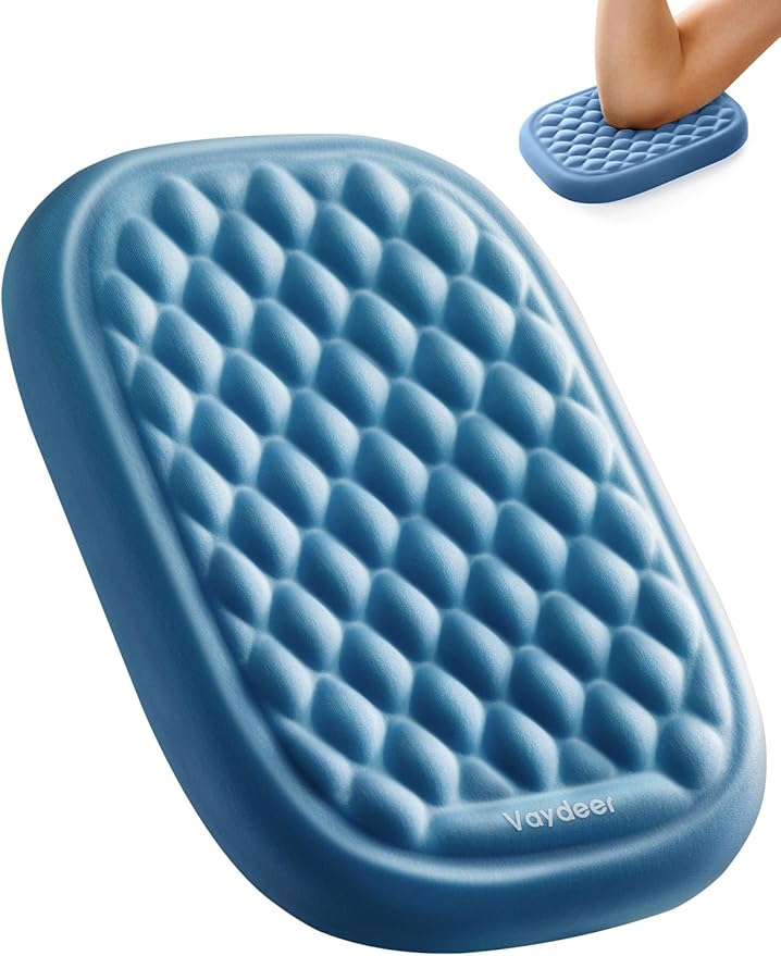 [Upgraded Larger and Thicker]Vaydeer Elbow Rest Pad, Desk Wrist Rest Memory Foam Armrest, Ergonomic Mouse Cushion Support, Wrist Pain Relief for Computer Laptop Working Typing Gaming Office-Ocean Blue