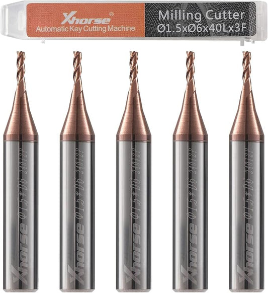 Xhorse Original 1.5mm Milling Cutter for Condor XC-Mini Plus/Plus II/XC-002 and Dolphin XP005/XP005L/XP007 Key Cutting Machine(1.5mm)