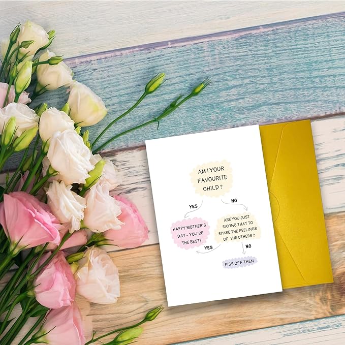 UUEFKTN Brilliant Mothers Day Card Gift for Mom, Funny Mothers Day Card Gift from Son Daughther