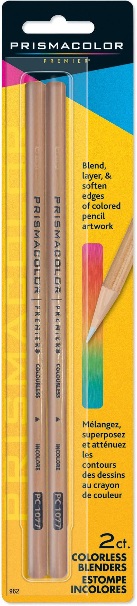 Prismacolor 962 Premier Colorless Blender Pencils, 2-Count