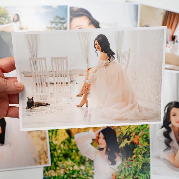 ZBEIVAN Photo Paper 8x10 inch High Glossy Paper 100 Sheets, 200 GSM Paper for Printer