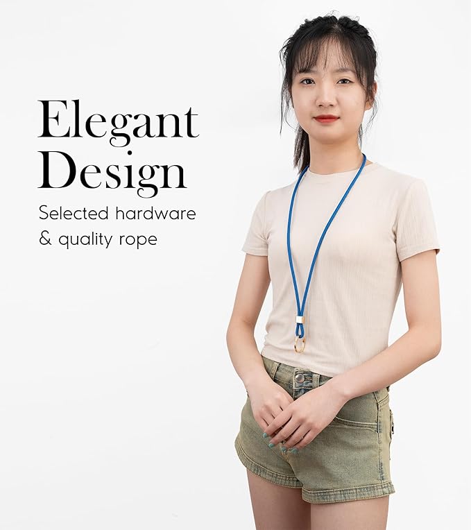 SENLLY Neck Lanyard Strap for Keys, Original Minimalist Design KeyChain Holder