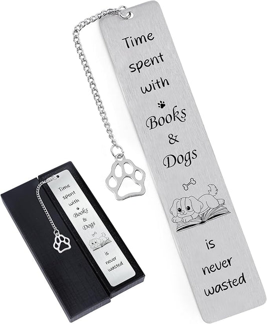 Bookmark Funny Dog Gift - Dog Mom Gifts Dog Lovers Gifts for Women Men Cool Gift for Dog Owner Dog Themed Gifts for Pet Owners Unique Birthday Thanksgiving Christmas Valentine Day Gifts