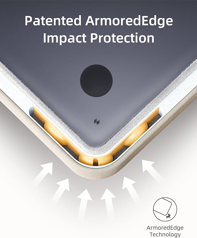 Protective 16 Inch Laptop Sleeve for 15 16 MacBook Air/Pro, 15.6 16 HP Dell Lenovo Asus Notebook - Shockproof, Water-Resistant with Accessory Pocket (Purple, 16 inch)