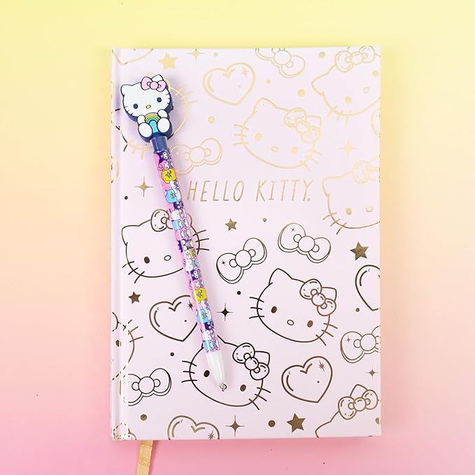 Horizon Group USA Hello Kitty Pink Gold Foil Journal