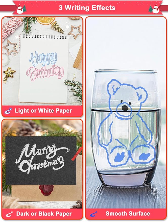 Outline Shimmer Markers, Easter Basket Essentials Stuffers, 12 Glitter Metallic Coloring Gel Pens, Tween Teen Girl Gifts Trendy Stuff, Cute School Art Craft Classroom Supplies Set for Kids Ages 4-16