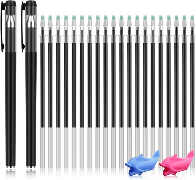 Grooved book magic pens for kids disappearing ink pens and reusable grooved handwriting practice or grooved writing books for kids 3-5, children magic copy books, invisible ink pen refills.