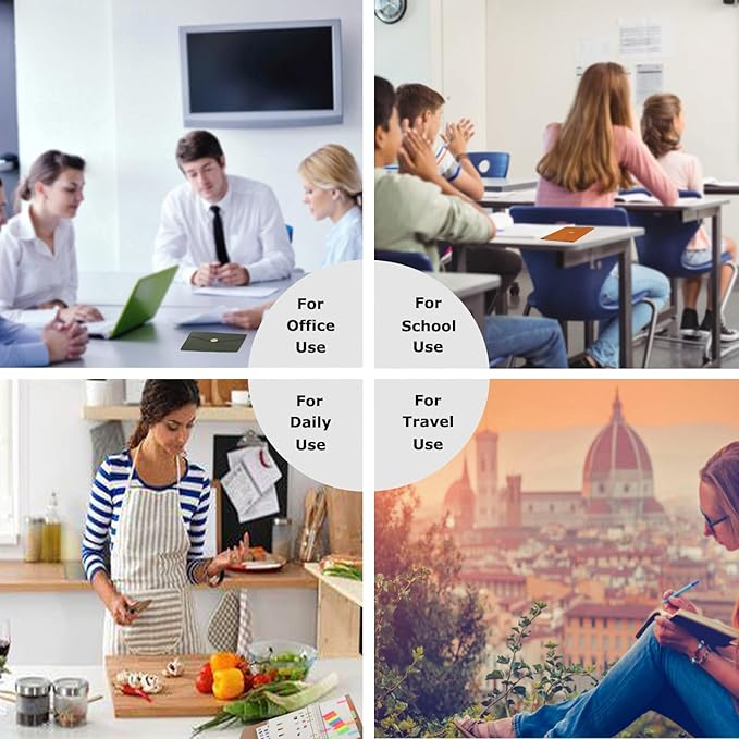 HXRTANGS PU Leather Notebook Binder Set A5, Refillable Writing Journal Planner Organizer with Paper Refills, Index Flags, Subject Dividers, Budget Stickers, Zipper Pocket and Bookmark Ruler, Khaki