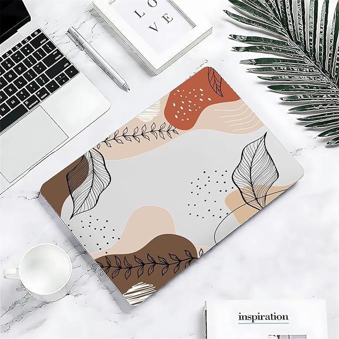 Compatible with 16 Inch MacBook Pro A2141, Tropical Leaves Hard Plastic Shell Cover Case