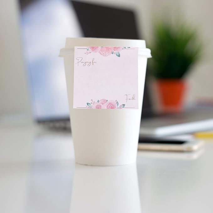 Mr. Pen- Floral Sticky Notes, 3'x3', 12 Pads, Aesthetic Colorful Sticky Notes in Bulk