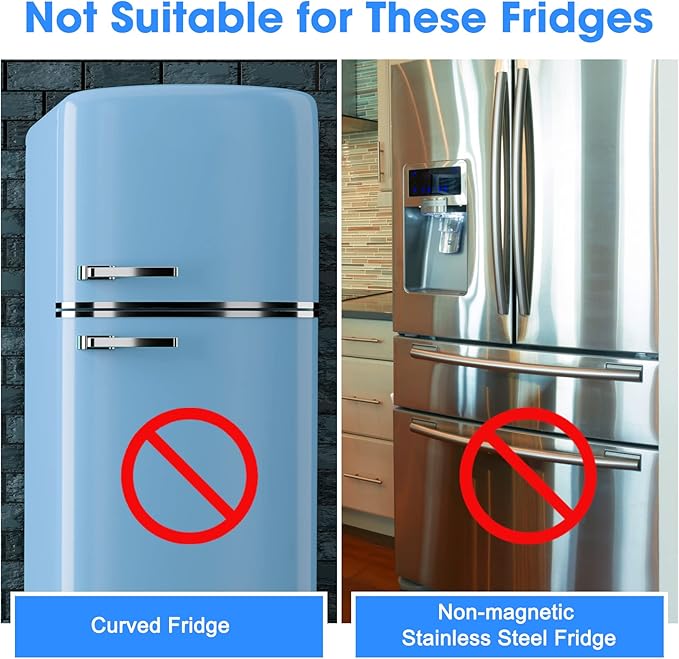 Acrylic Dry Erase Blackboard for Fridge Meal Planner Menu Board for Kitchen to do List Shopping List Grocery List Family Dinner Refrigerator Chore Chart Board 2024 Planning Board, Black