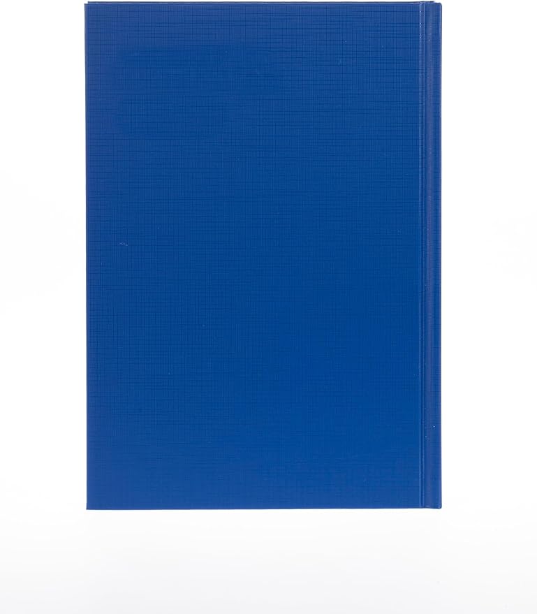 Collins Essential 2025 Business Diary - A4 Day to a Page with Appointments Planner with Leathergrain Hardback Cover - Blue - ESSA41A.60-25