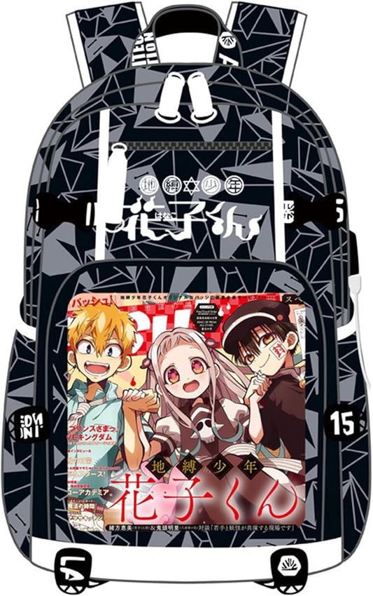 ISaikoy Anime Toilet Bound Hanako kun Backpack Satchel Bookbag Daypack School Bag Laptop Shoulder Bag Style20