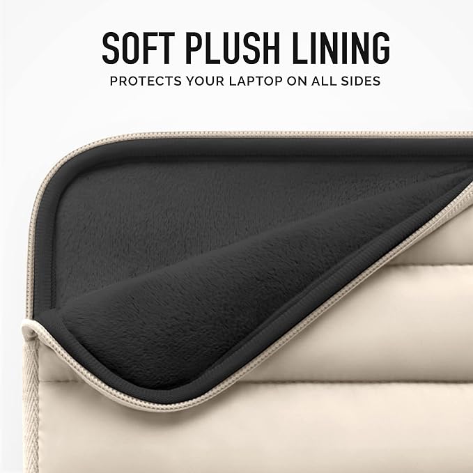 Vandel - Puffy Laptop Sleeve 15-16 Inch Sleeve for Women and Men. College Student Gifts for Christmas, MacBook Pro 16 Inch Case, 15.6 Inch HP Carrying Case Asus/Dell/HP Laptop Case 15.6 Cover