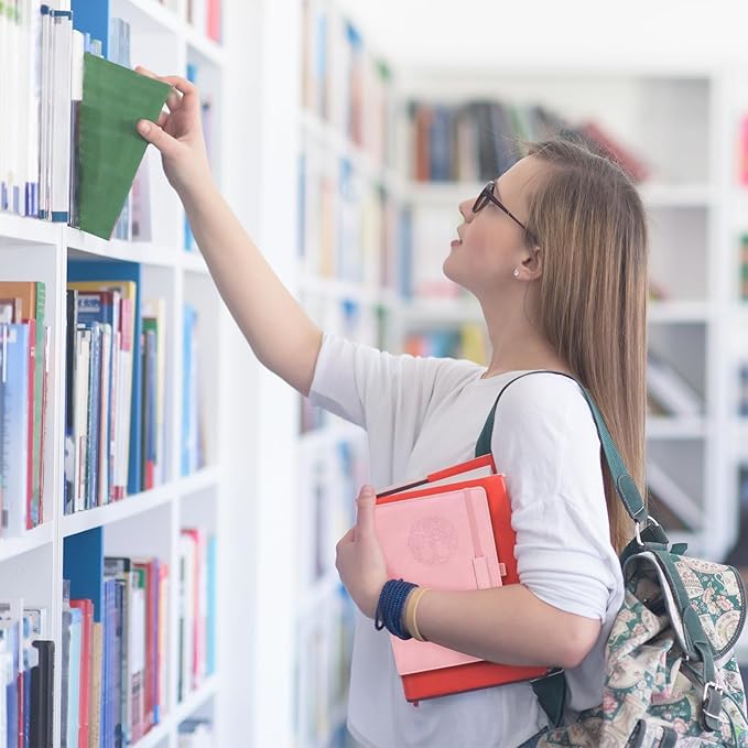 Pink Lined Journal Notebook for Women Men A5 Hardcover Leather Journals College Ruled Notebooks 300 Pages 5.7 x 8.3 Inches