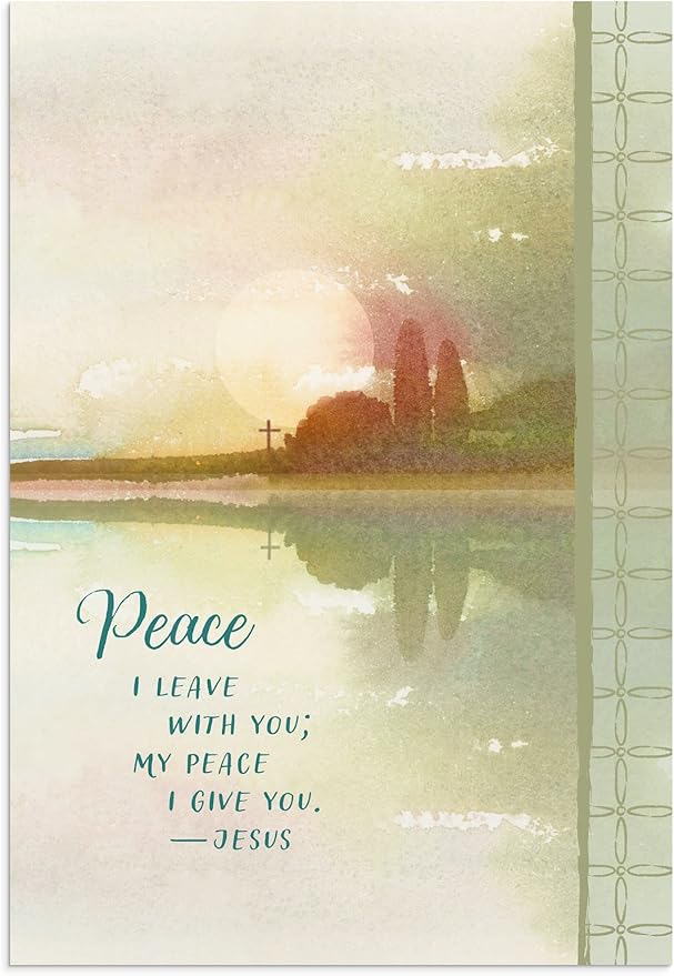 DaySpring - When Words are Hard to Find - 4 Watercolor Greeting Card Design Assortment with Scripture - 12 Sympathy Boxed Cards & Envelopes (U1204)