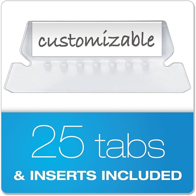 Pendaflex Recycled Hanging Folders, Letter Size, Assorted Colors, 1/5 Cut, 25/BX (81612)