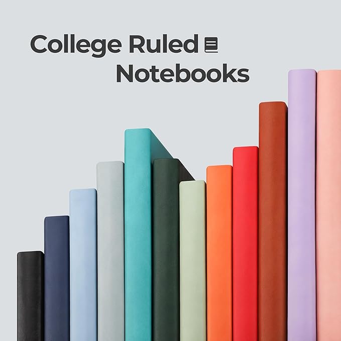 RETTACY Journaling Notebooks, A4 Lined Notebook Journal with 320 Pages, 8.5" × 11", Large Size, Notebook Journal for Work, School, Writing, Leather Softcover, 100 GSM Thick Paper (Mint)